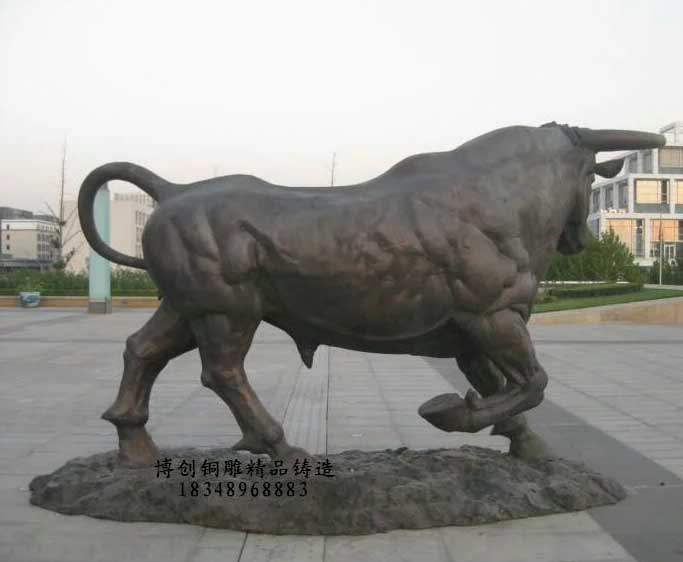 我公司制作的銅牛雕塑作品