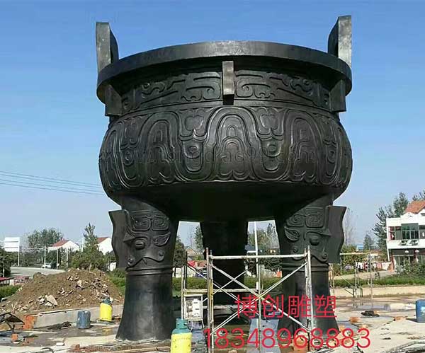 仿古青銅器三足銅寶鼎