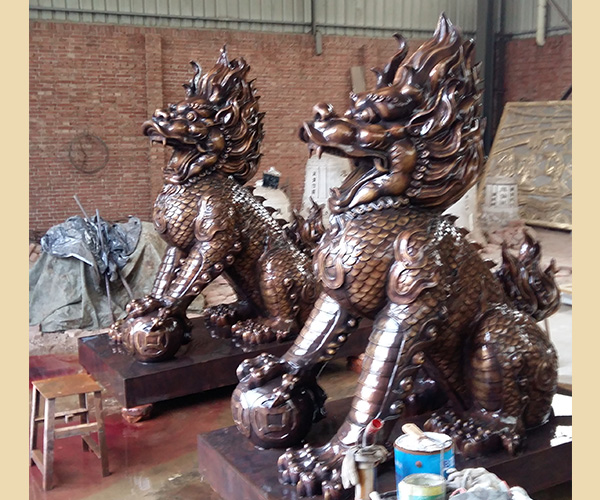 銅麒麟/招財麒麟(圖片)