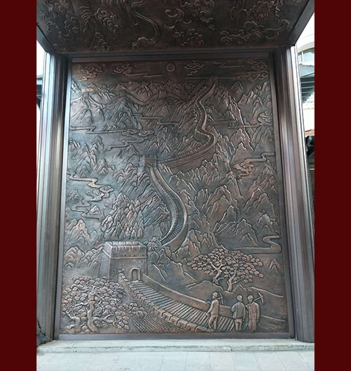 鍛銅浮雕