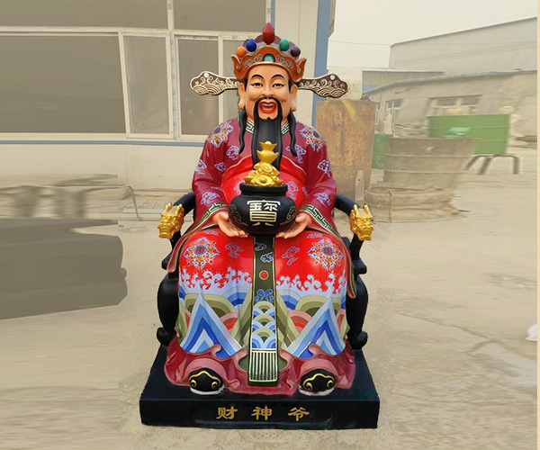 鑄銅財(cái)神像